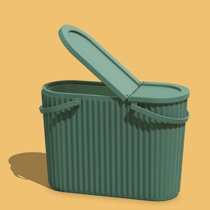 Miniature Dollhouse Bin: 1/12 Scale, Openable Lid (Digital STL File)