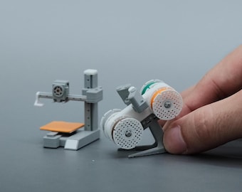 STLファイル 1:12スケール Bambu Lab A1 ミニ 3D プリンターと AMS