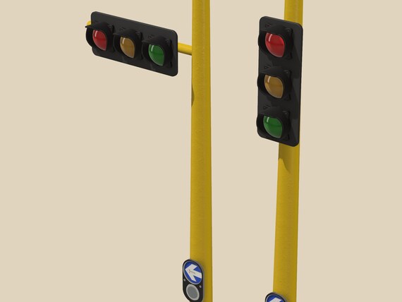 WESIEVYA Traffic Light Model Toy For Boys And Girls 12pcs Mini Signal Lamp Educational Early Learning Traffic Lights Set For Children