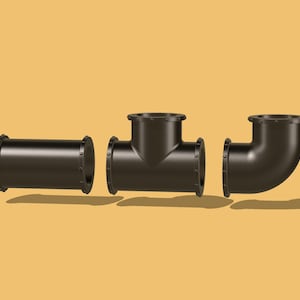 Miniature Sewer Pipe 1/12 scale for Diorama, Doll House - Digital STL files for 3d Printing