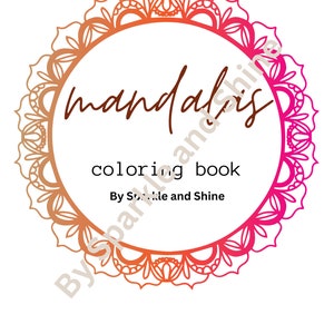 Mandala Coloring Pages Digital Download