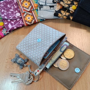 Mini purse chip bag key chain purse chip chip bag shopping cart bag keychain money bag purse fabric image 2