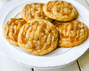 The BEST Salted Caramel Cookies | Sweet & Salty | Homemade Caramel Treats | Soft and Chewy Cookies RECIPE