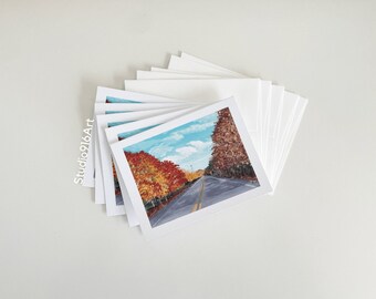 Michigan Autumn - Blank Note Cards [PACK OF 5, includes envelopes]