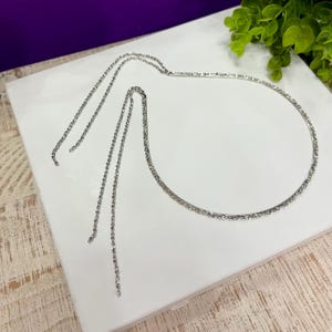 Dangling Metal Simple Headband in Silver and Gold Color, Korean Hair Accessories
