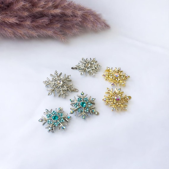 4 pz natale clip per capelli fiocco di neve barrette di capelli vacanze 4 pz natale clip per capelli fiocco di neve barrette di capelli vacanze