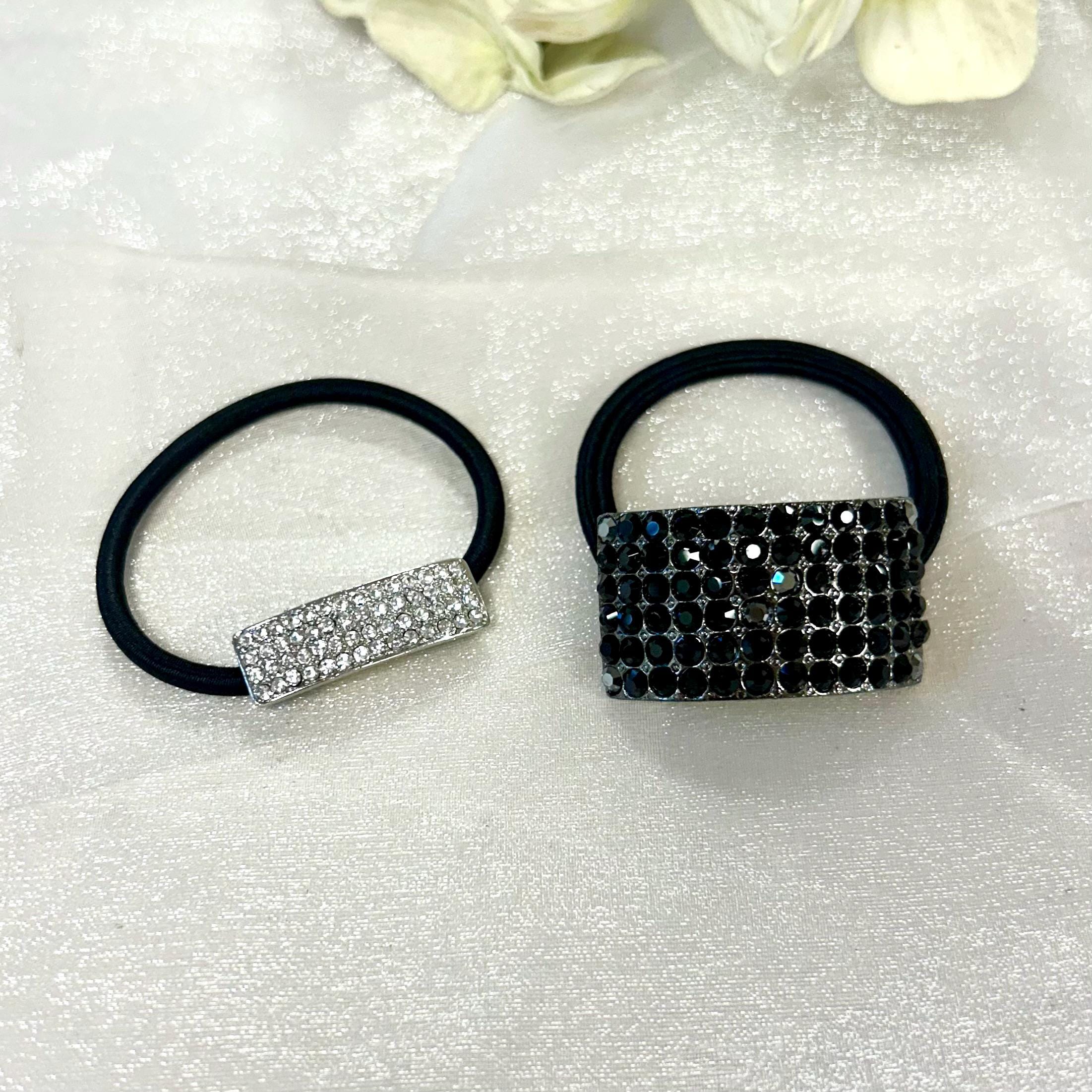 Rhinestone Hair Ties - Etsy display picture 1