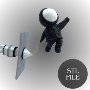 File STL digitale del supporto di carta dell'astronauta File stampabile del modello digitale