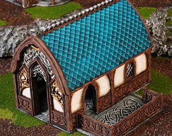Elf Building Elven Barracks Terrain – Kingdom of Noldareth, Elf City Building - Etsy