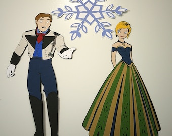 Die Eiskönigin von Disney, Elsa, Anna und Haas, Cardstock Embellishments Set