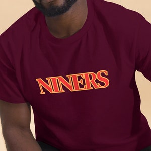 San Francisco Football Shirt, 49ers Football Tshirt, Gift for 49ers Football Fan, San Francisco 49ers Gift For Him. NINERS T-shirt.