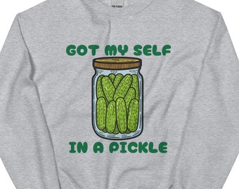 Pickle Lover T-shirt, Funny Pickle Shirt, Pickle Sweater Gift, Pickle Sweatshirt.  Pickle Crewneck.