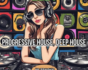 40 high quality Music Tracks 2024 FLAC (Progressive House, Deep House) Create your own mix | dj music, dj tracks | Download