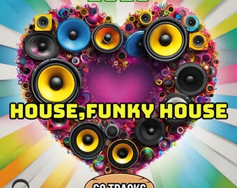 60 Musik Stücke AAC (House, Funky House) - dj Tracks 2023 | Erstellen Sie Ihre Mischung | Spuren für dj | Sofort Download