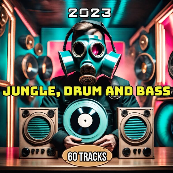 60 music tracks Jungle, Drum and Bass - FLAC dj Tracks 2023-2024 | Create your mix | Tracks for dj | Instant Download