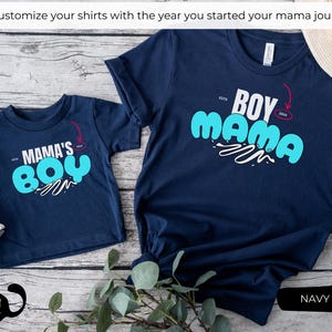 Matching Mommy & Me Shirt, Boy Mama T-Shirt, Mama&#39;s Boy Toddler Tee, Personalized Mom Gift, Youth Toddler Baby Matching Tees, New Mom Shirt