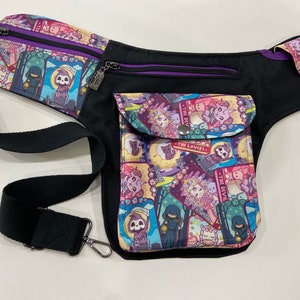 Schattig Tarot Card Festival Hip Pack - Dij Utility Belt - Handgemaakt paranormaal heksencadeau - Concertwandeling Larp Fanny Pack - Geheime zak
