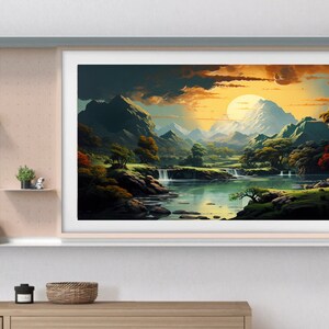 Samsung Frame TV Art, Landscape, Nature, Samsung Art TV, Digital Download for Samsung Frame, Digital Download, Frame TV Art image 2