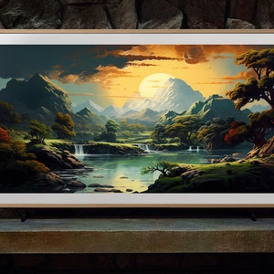 Samsung Frame TV Art, Landscape, Nature, Samsung Art TV, Digital Download for Samsung Frame, Digital Download, Frame TV Art image 1