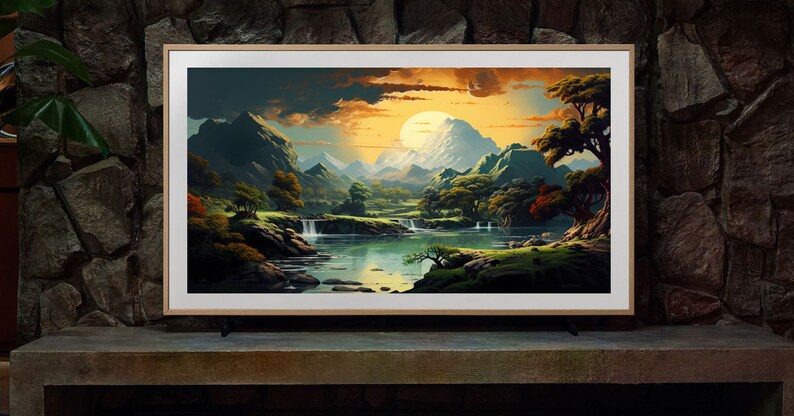 Samsung Frame TV Art, Landscape, Nature, Samsung Art TV, Digital Download for Samsung Frame, Digital Download, Frame TV Art image 1