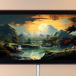 Samsung Frame TV Art, Landscape, Nature, Samsung Art TV, Digital Download for Samsung Frame, Digital Download, Frame TV Art image 4