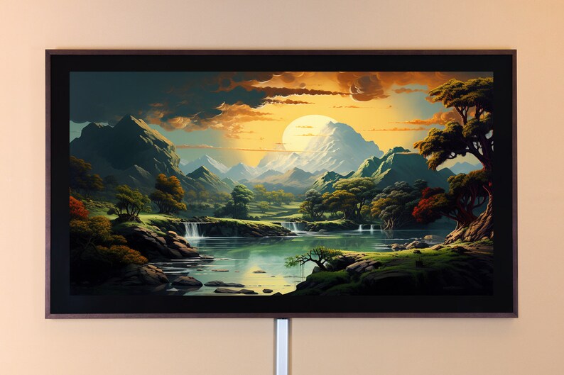Samsung Frame TV Art, Landscape, Nature, Samsung Art TV, Digital Download for Samsung Frame, Digital Download, Frame TV Art image 4