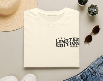 Limited Edition small chest logo T-Shirt | Vintage racing text