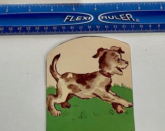 Vintage Animal Cardstock Cutouts – Horse, Pony, Dog Set – Mid-Century Educational Ephemera