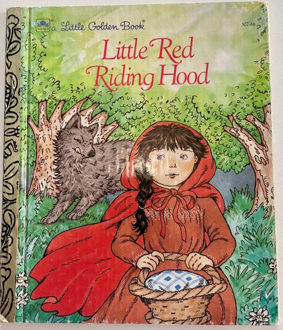Vintage Little Red Riding Hood - Little Golden Book, 1985