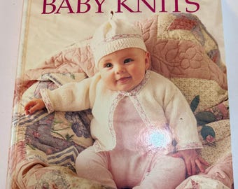 1995 Beautiful Baby Knits Hardcover Knitting Pattern Book Baby Sweaters & Layette Patterns