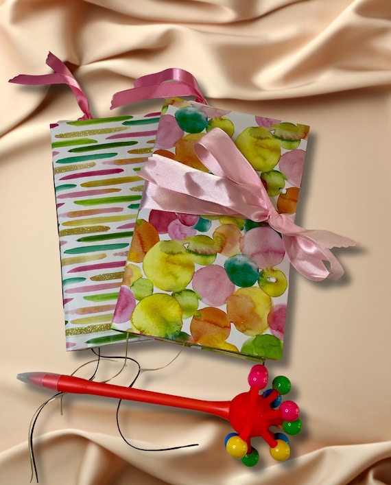 Handmade Junk Journal Set: Altered Gift Bag Notebooks with Ephemera