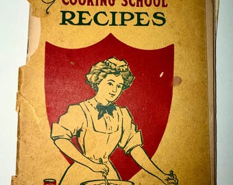 Antique Recipe Booklet | 1914 | by Slade’s Cooking School