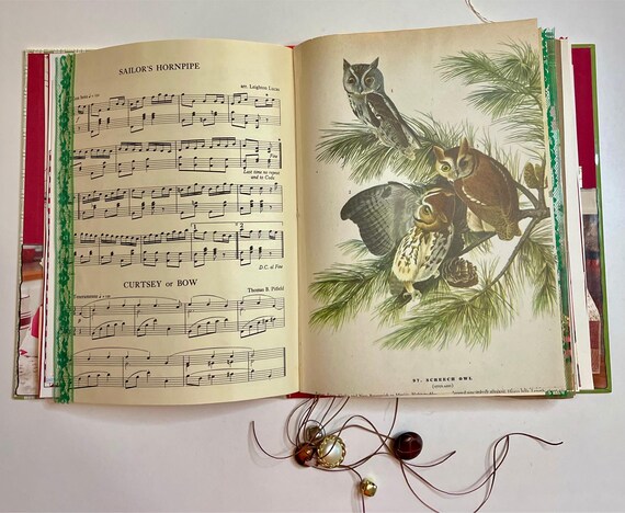 Handmade Christmas Junk Journal: Altered Book for Holiday Memory Keeping