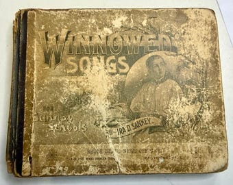 Antique Hymnal For Sunday School - 1890