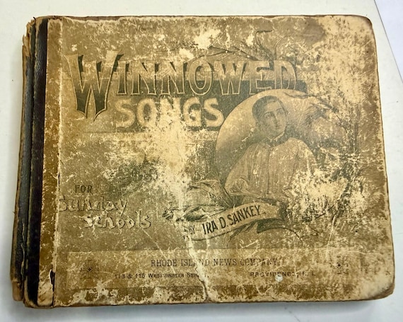Antique Hymnal For Sunday School - 1890