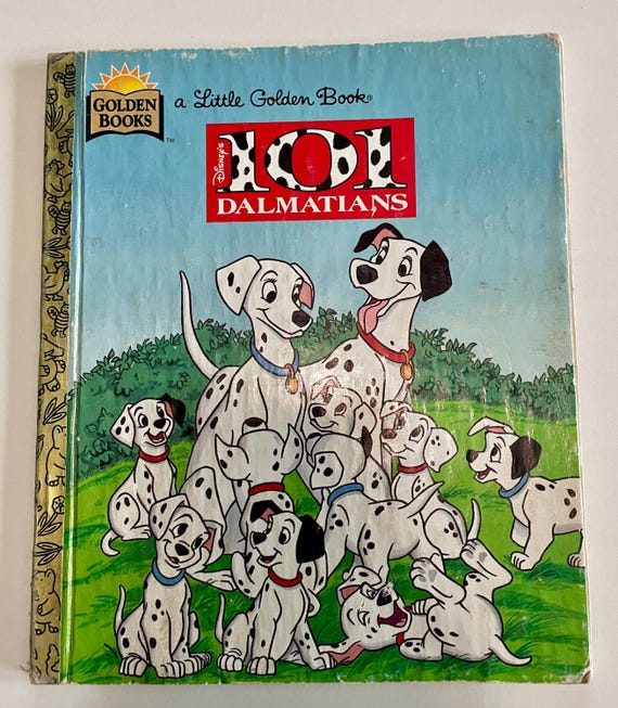 Vintage 101 Dalmatians Little Golden Book - Children's Classic