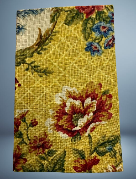 Handmade Junk Journal: Vintage Gold Floral Theme, Hardcover