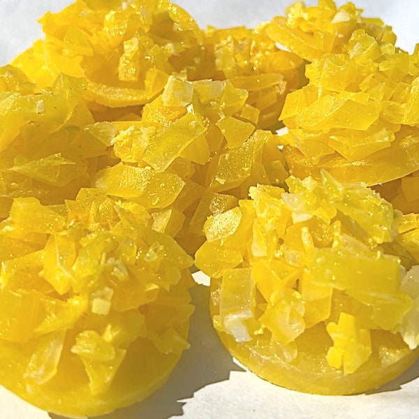 Pineapple Coconut Crystal Gems Candy Cluster