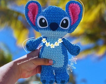 Blue Alien Crochet Plushie