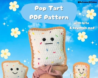 Crochet Pop Tart Pattern, PDF Download
