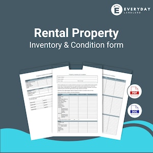 Rental Property Inventory & Condition Move-in/Move-out Checklist