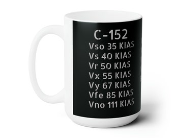 Taza de cerámica con C152 Vspeeds