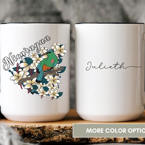 Personalized Nicaragua Mug| Nicaraguan Nica Nicaragua gift idea Nicaragua gifts, Country Mug, Custom Name Cup, Nicaragüita Cup, Nicaragua