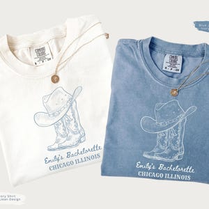 Custom Western Bachelorette Shirt, Comfort Colors® Cowgirl Last Rodeo Tee, Personalized Bridal Squad Gift, Nashville Bach Party Shirt image 3
