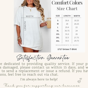 May include: A white unisex t-shirt with a size chart. The chart lists measurements in inches for sizes S through 4XL. The shirt is labeled as a 1717 Unisex T-Shirt.