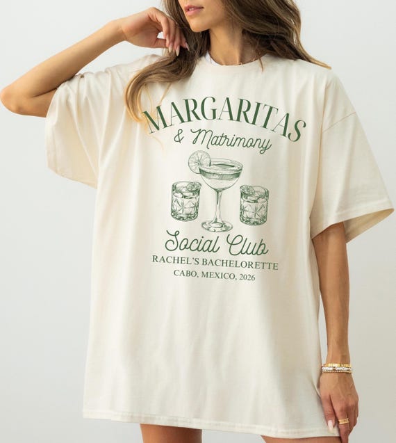 Margs and Matrimony Bachelorette Party Shirts: Margarita Bach Trip Comfort Colors, Custom Bridal Party Gift