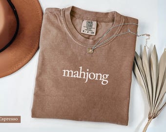 Mahjong Shirt, Minimalist Mahjong Sweater, Funny Mahjong Gift, Game Night Gift for Her/Him