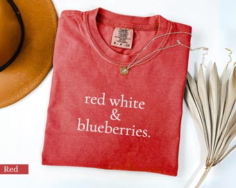 Red White & Blueberries Charlie Shirt, Memorial Freedom T-shirt, Republican Social Justice Shirt, Charlie Patriotic American Christian Tee