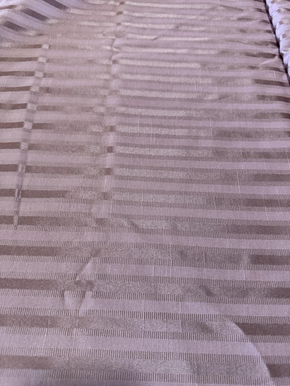 Mauve Stripe Satin-Finish Fabric 229B