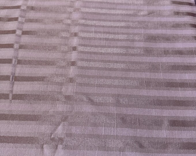 Mauve Stripe Satin-Finish Fabric 229B